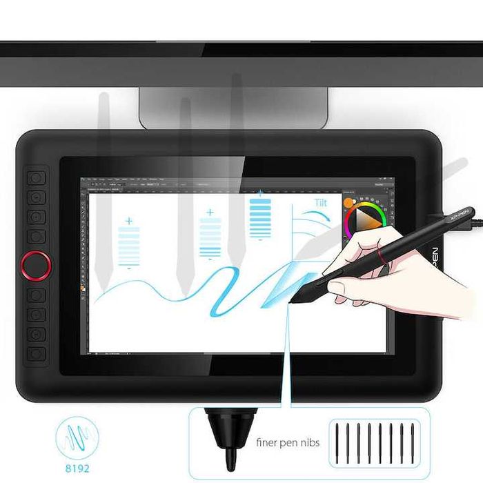 Tableta grafica XP-PEN Artist 12 Pro, 11.6" FHD, TILT, 1920x1080