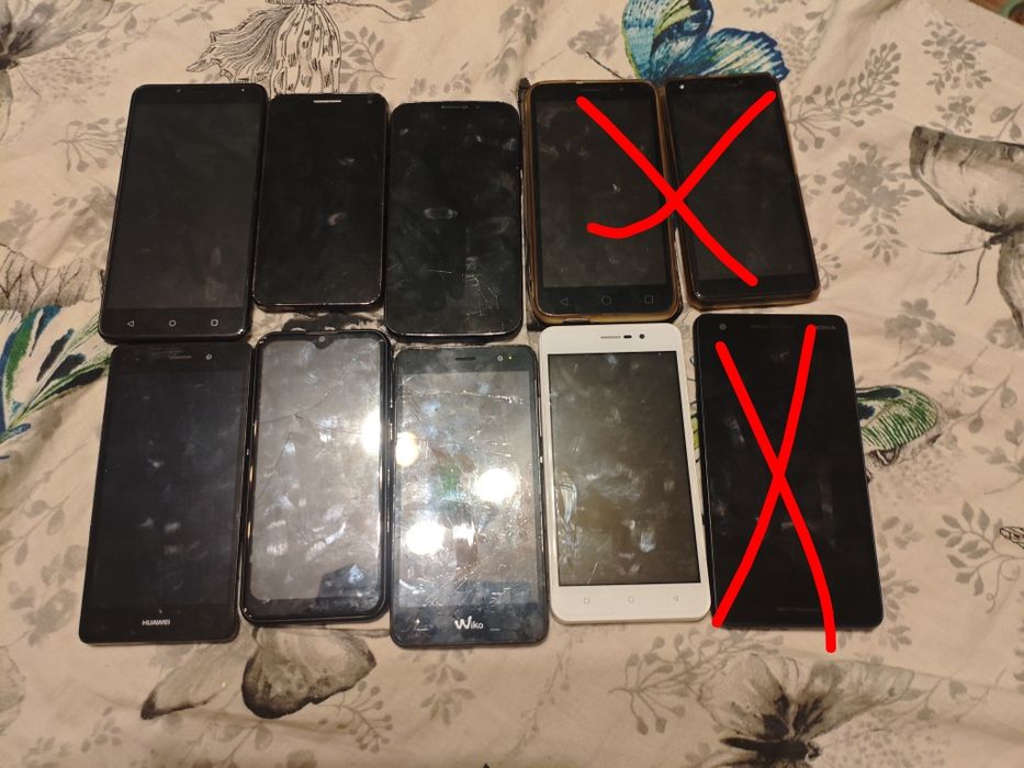 Lot 7 telefoane sparte/intacte
