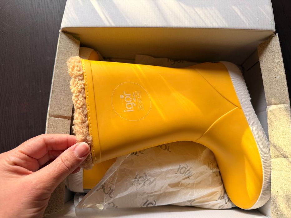 Igor Гумени ботуши Splash Nautico Borreguito W10207-050 Цвят: жълти