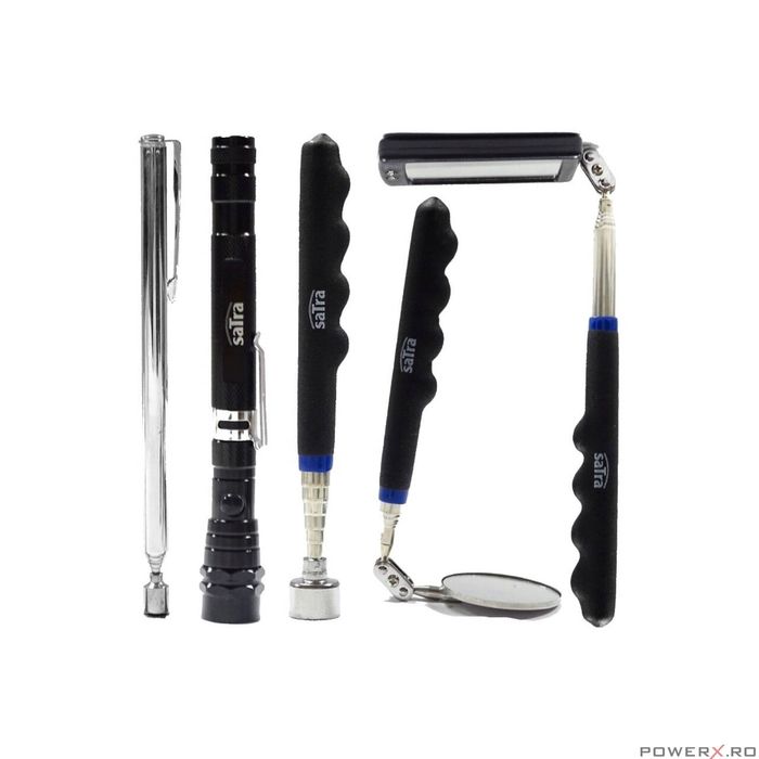 Set de instrumente telescopice pentru atelier, magnet, oglinda,