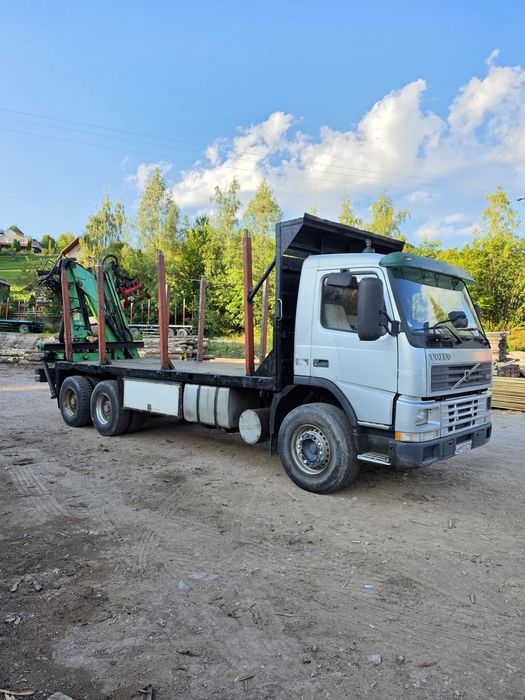 Camion forestier Volvo FM 12 , 327.000 reali, verificabili, macara forestieră profesionala