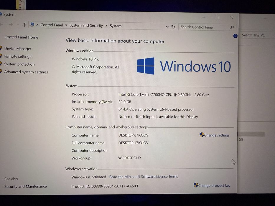 Laptop Asus Rog Strix GL703 VM