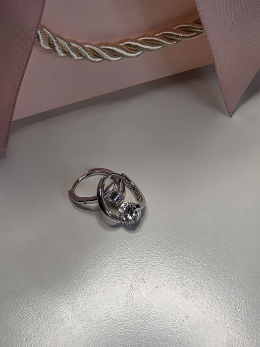 Cercei Argint S925 Moissanite – Strălucire de Diamant + Certificat GRA