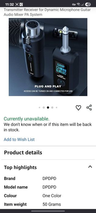 Wireless Transmiter UHF