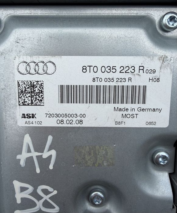 Statie / Amplificator Audi A4 A5 Q5 Q7 : 8T0035223AH / 8R0035223F