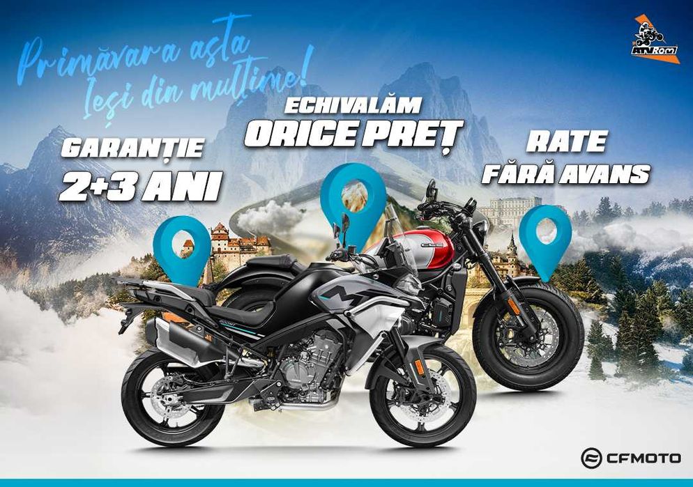 Motociclete CFMOTO (Descopera reducerile)