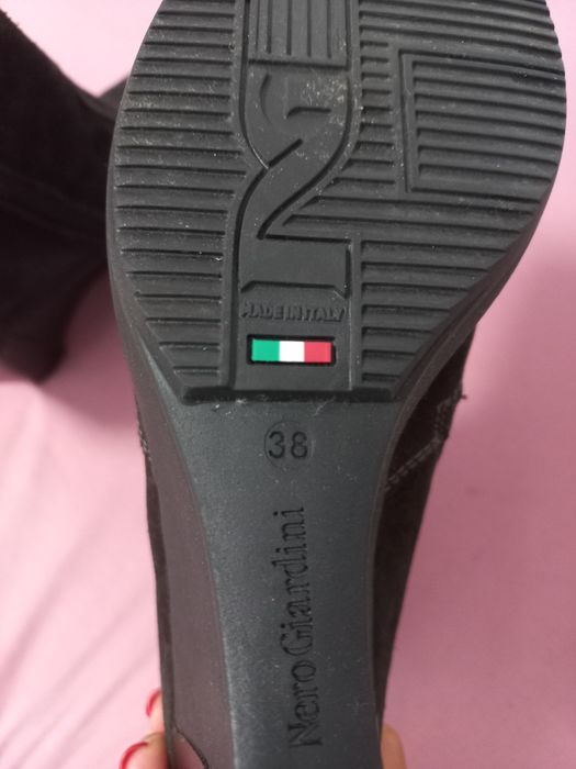 Нови италиански обувки от естествена кожа