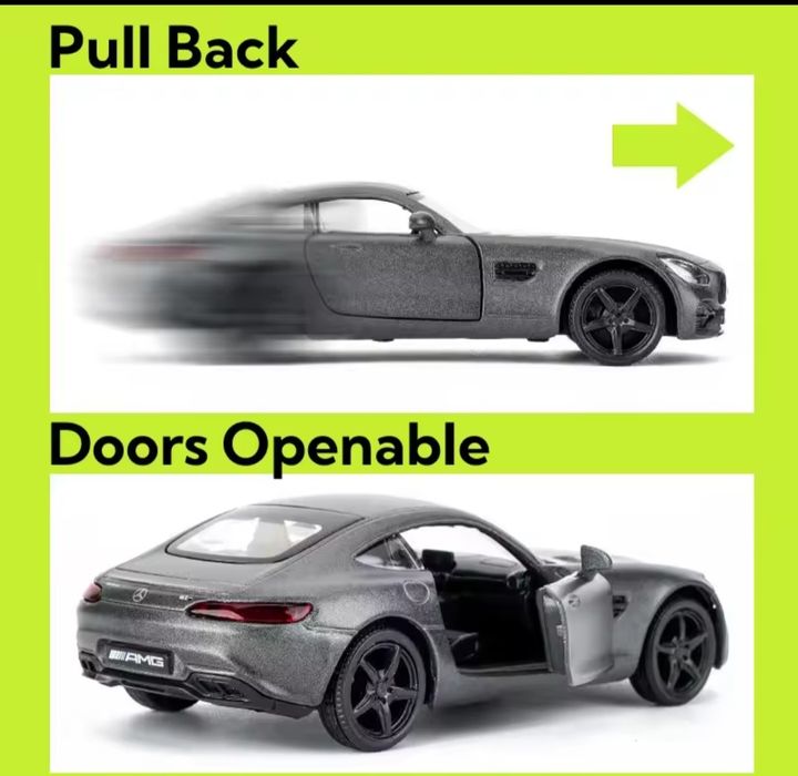 Метални лицензирани модели на BMW M4 CSL и Mercedes C63 AMG