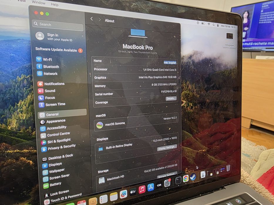 macbook pro 13' 2019 impecabil