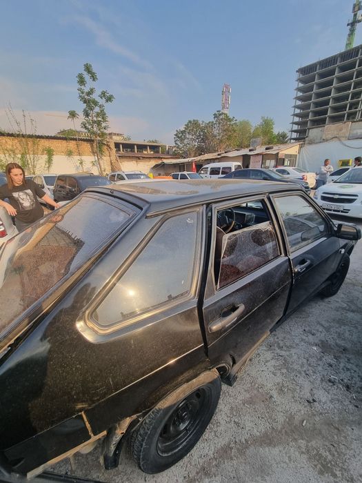 Ваз 2109 черная после ДТП