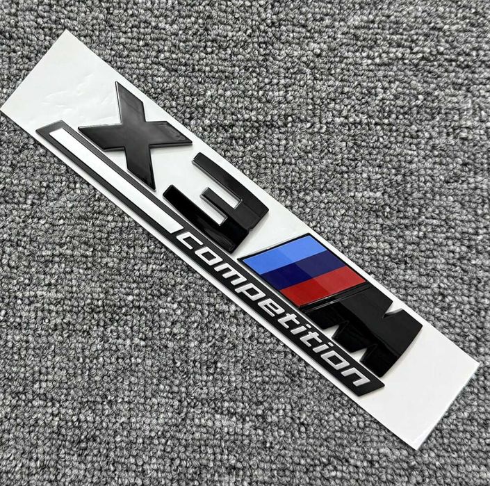 Set embleme X3M Competition Emblema M aripi si haion Stema Sigla BMW