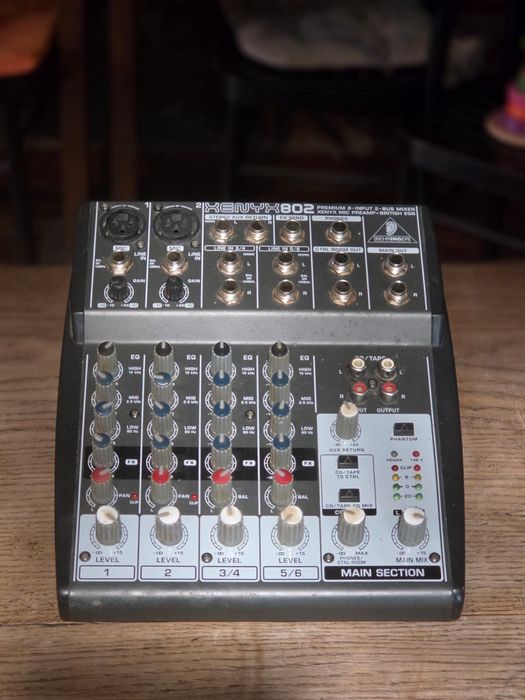 Mixer audio profesional LTO + Behringer Xenyx 802