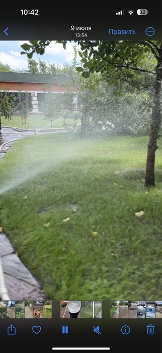 Автополив, газон