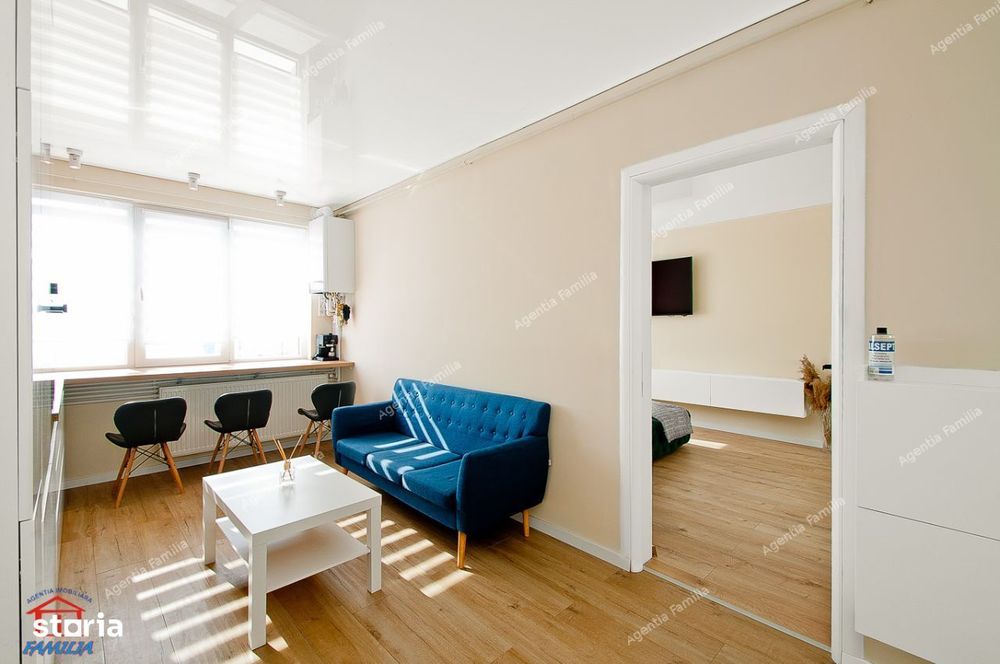 Inchiriem apartament ultramodern cu 2 camere, Faleza Dunarii, etaj 2.