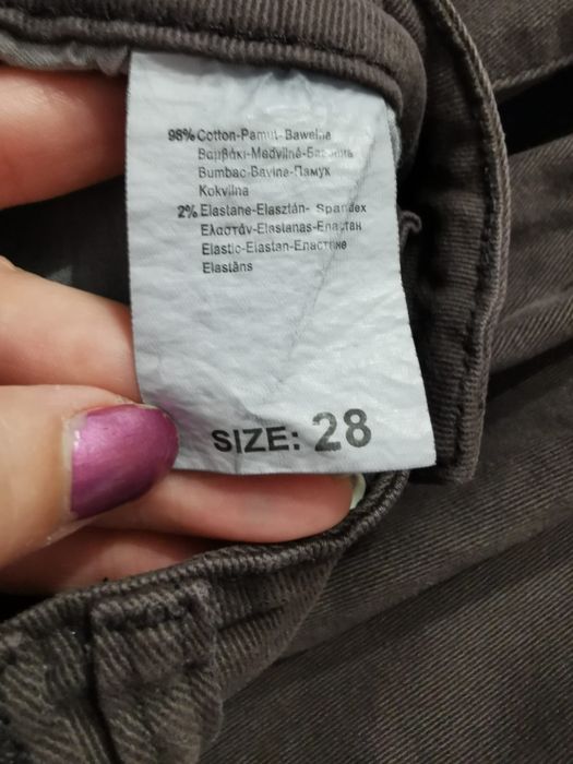 Vand blugi gri skinny