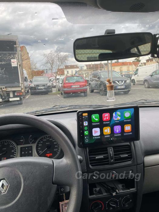 Renault Clio 2 Android Мултимедия Рено Клио CarPlay Навигация Андроид