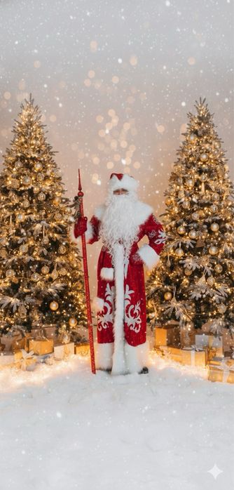 На прокат костюм Деда Мороза