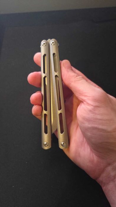 Balisong/cutit butterfly trainer din titan, TheOne Tsunami