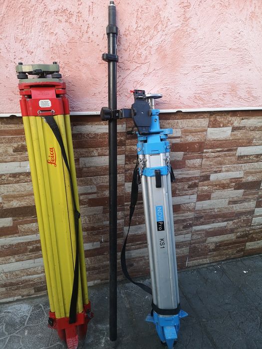 Leica Геодизични Инструменти Триноги за Оптичен Нивелир Щок  Gnss Прие