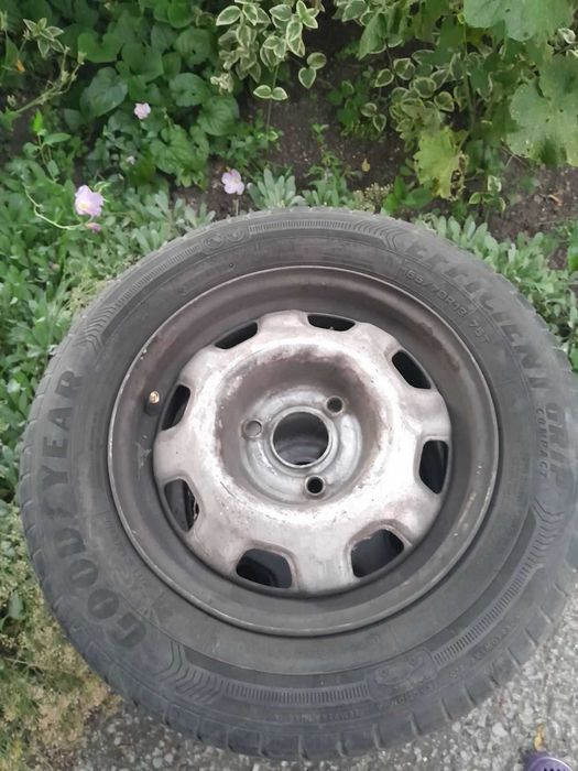 железни джанти с гуми 13 цола с три болта