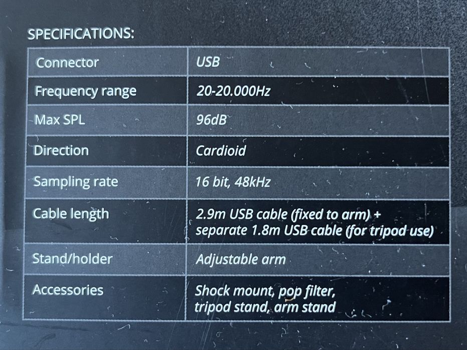 Streaming / Gaming / Studio Микрофон Trust Emita +