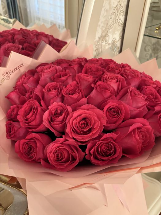 Цветы  роза крас