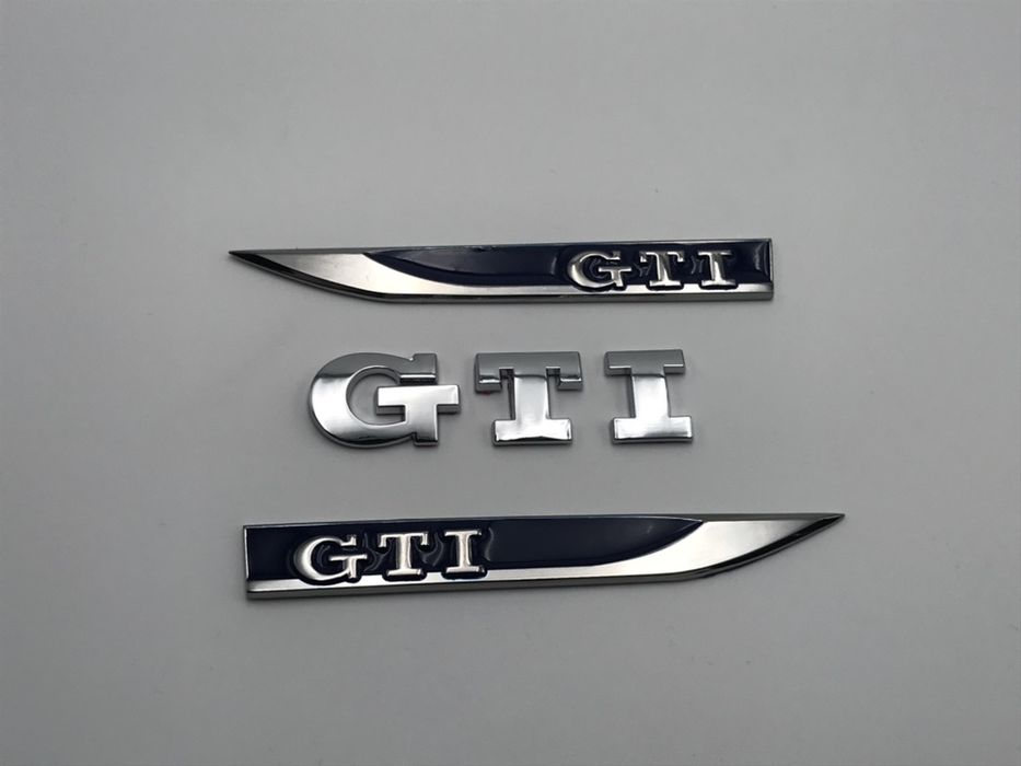 Set Embleme VW GTI albastru