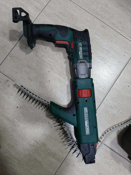 Винтоверт за Гипсокартон  + Приставка за Пълнители PARKSIDE PTBSA 20-L