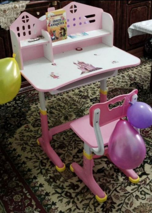 Даставка бэсплатная . Парта стул сифати ало кок розви