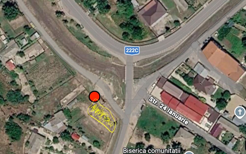 Teren intravilan CENTRAL Malcoci – 685 mp – utilități pe stradă – 14,9 €/mp (negociabil)