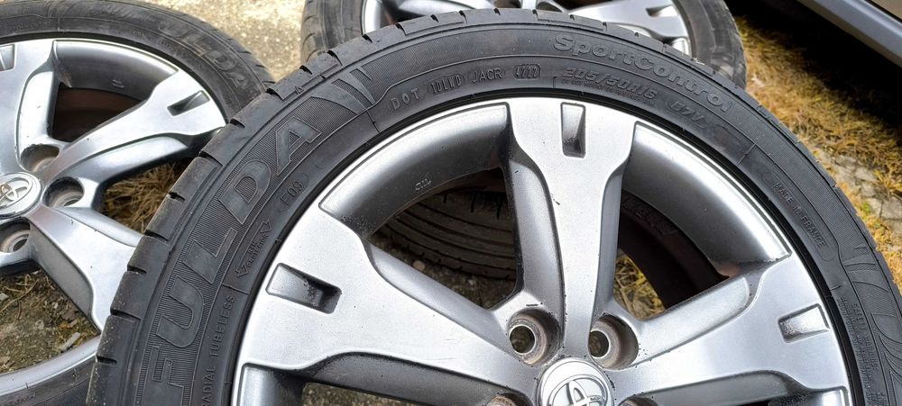 Оригинални джанти Toyota 16" 5x100 ET39 с гуми Fulda SportControl 205/50 R16