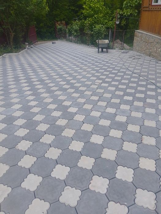 Pavele dale din beton