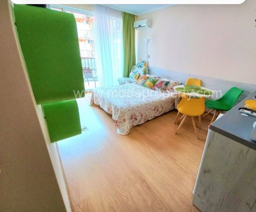 Дава се под наем Едностаен апартамент в к.к. Слънчев бряг - 42 кв.м за 229.5 € - Снимка #2