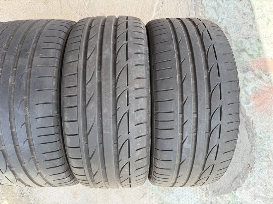 4бр. Рънфлат Летни Гуми Спорт-Пакет 245/35R/18 и 225/40R/18 **BRIDGESTONE** DOT:0218- 5.2мм.