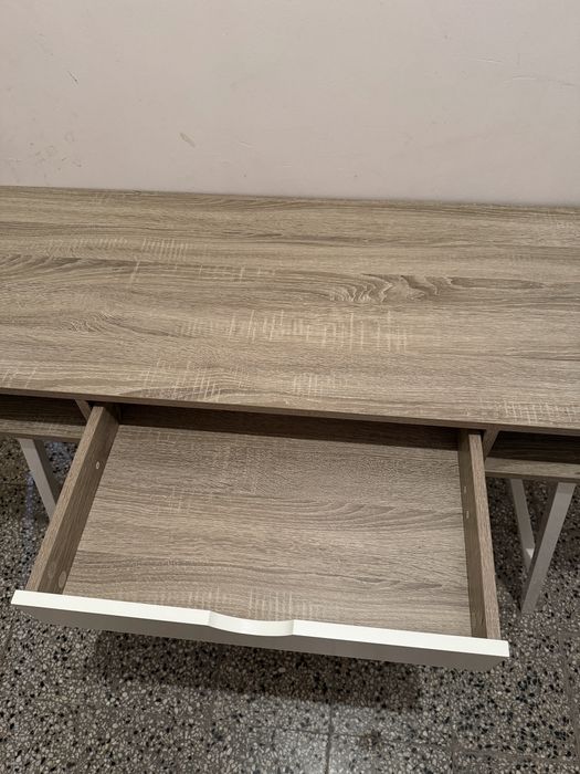 JYSK Бюро ABBETVED д120xш48 см цвят светъл дъб/бяло | Desk