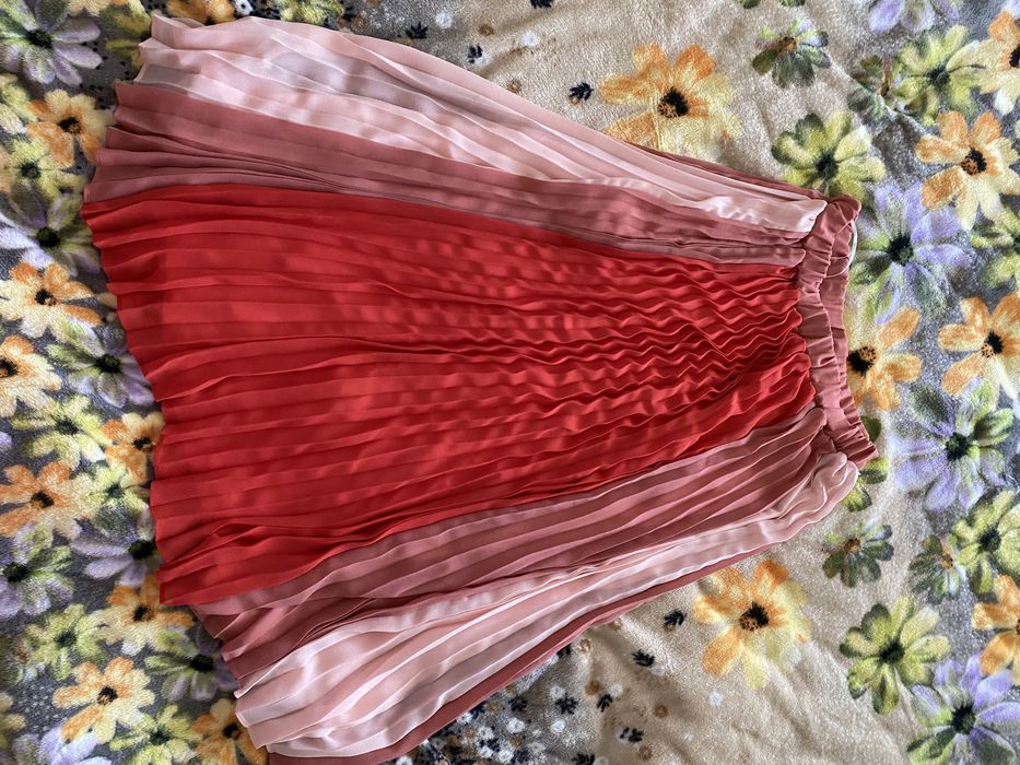 Fusta plisată corai