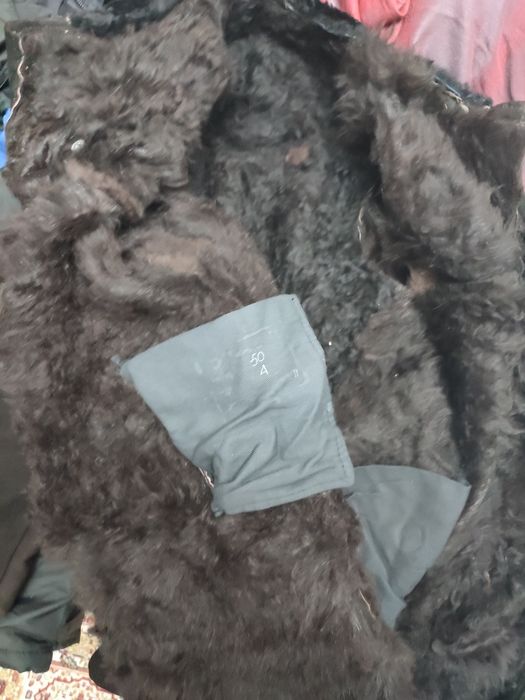 Мужская шуба из овчины (тон)