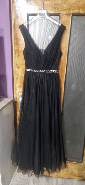Rochie elegantă de seară – neagră, mărimea S-M