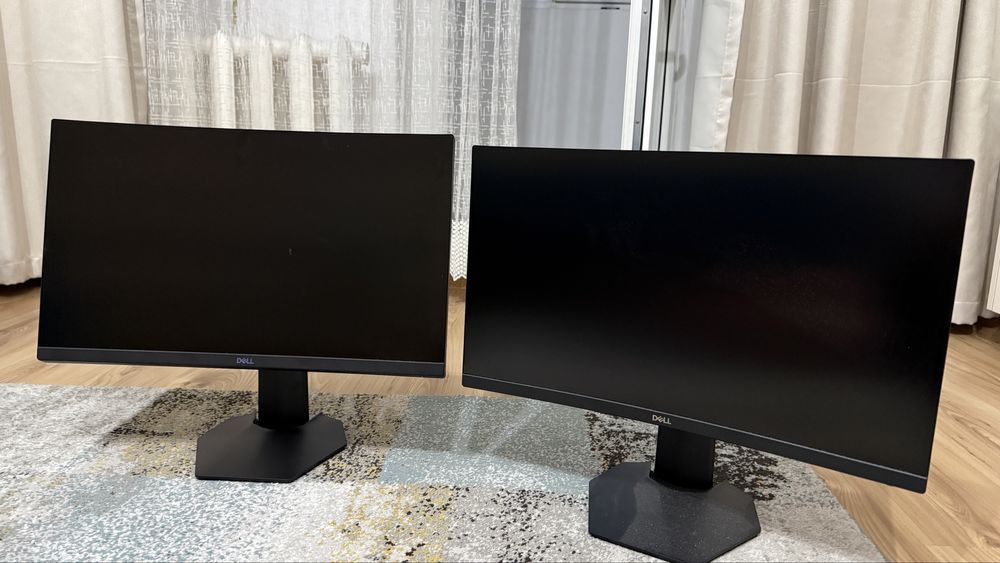 2 x Monitoare Gaming curbate Dell VA 165 Hz