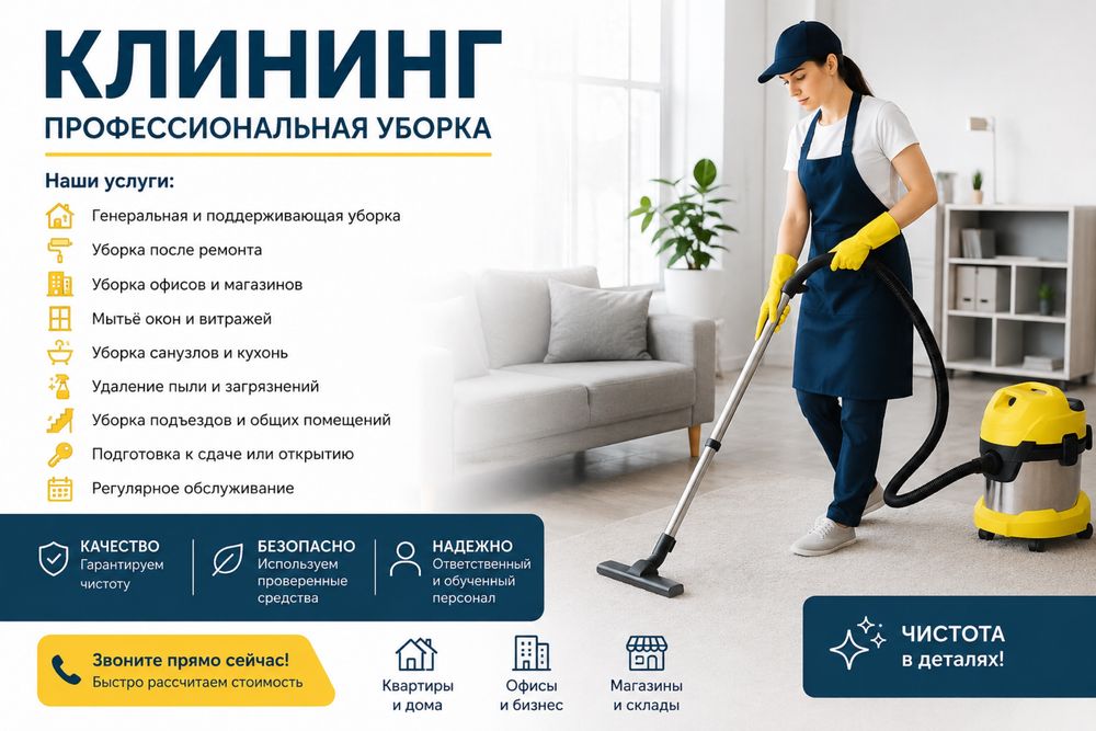 Клининговая уборка