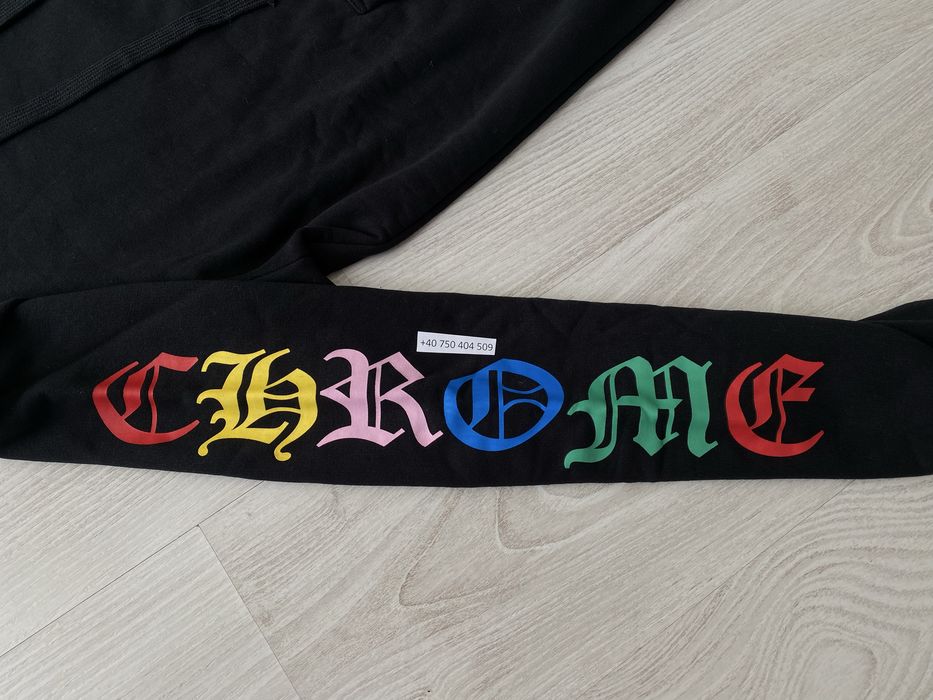 Hanorac Chrome Hearts S Negru - Color