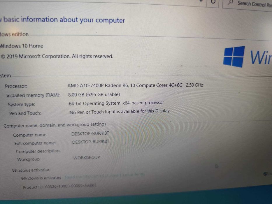 Laptop Asus R510Z, Amd Quad Core, 8Gb Ram, ssd128Gb nou, pv dedic.Gara