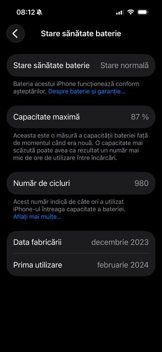 Iphone 15pro 128 gb black