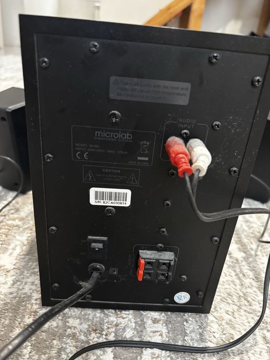 Компьютерные колонки Microlab M501 черный