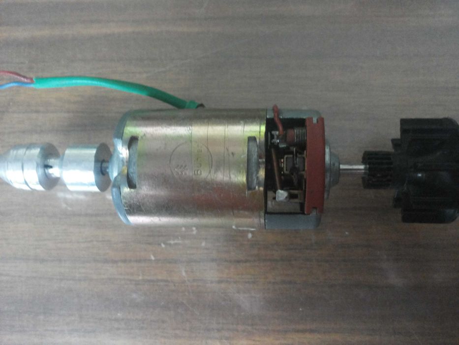 Немецкий микро-мотор Buhler (9-24В) с прецизионной цангой.