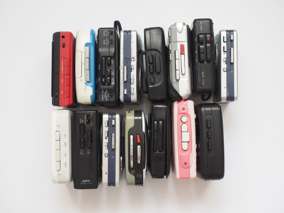Playere din Japonia, PREȚ PENTRU 15 BUC., Sony, Aiwa, Sanyo, Panasonic - casetofon retro