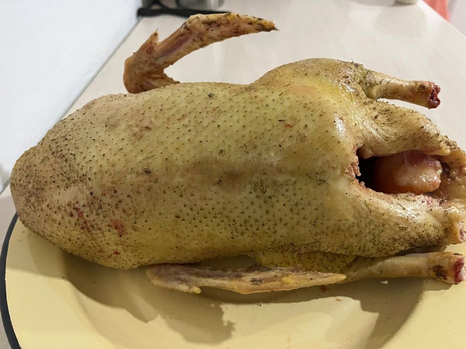 Башкирская утка, готовая к выпечке