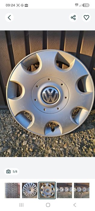 Set jante tabla 15 inch originale VW, Seat, Audi, Skoda