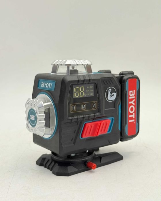 Лазерный уровень BIYOTI BYT-4E2 — профессиональная точность 4D.