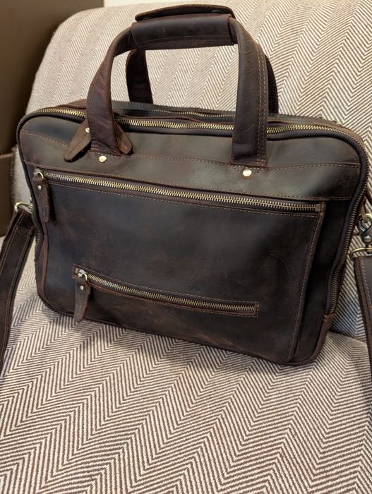 Geanta laptop servieta diplomat avion piele